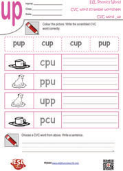 up-cvc-word-scramble-worksheet